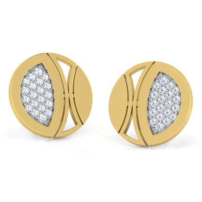 Enigmatic Echo Diamond Studs 18K