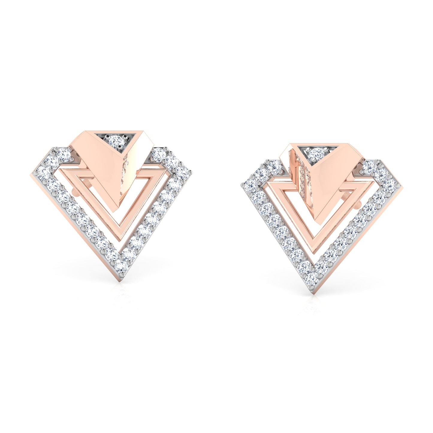 Radiant Reflection Diamond Drops 18K