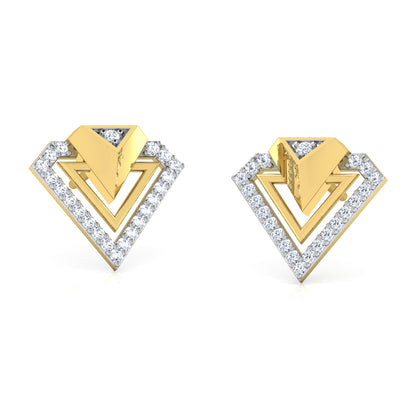 Radiant Reflection Diamond Drops 18K