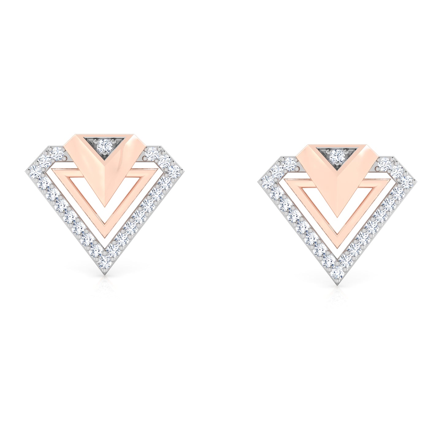 Radiant Reflection Diamond Drops 18K
