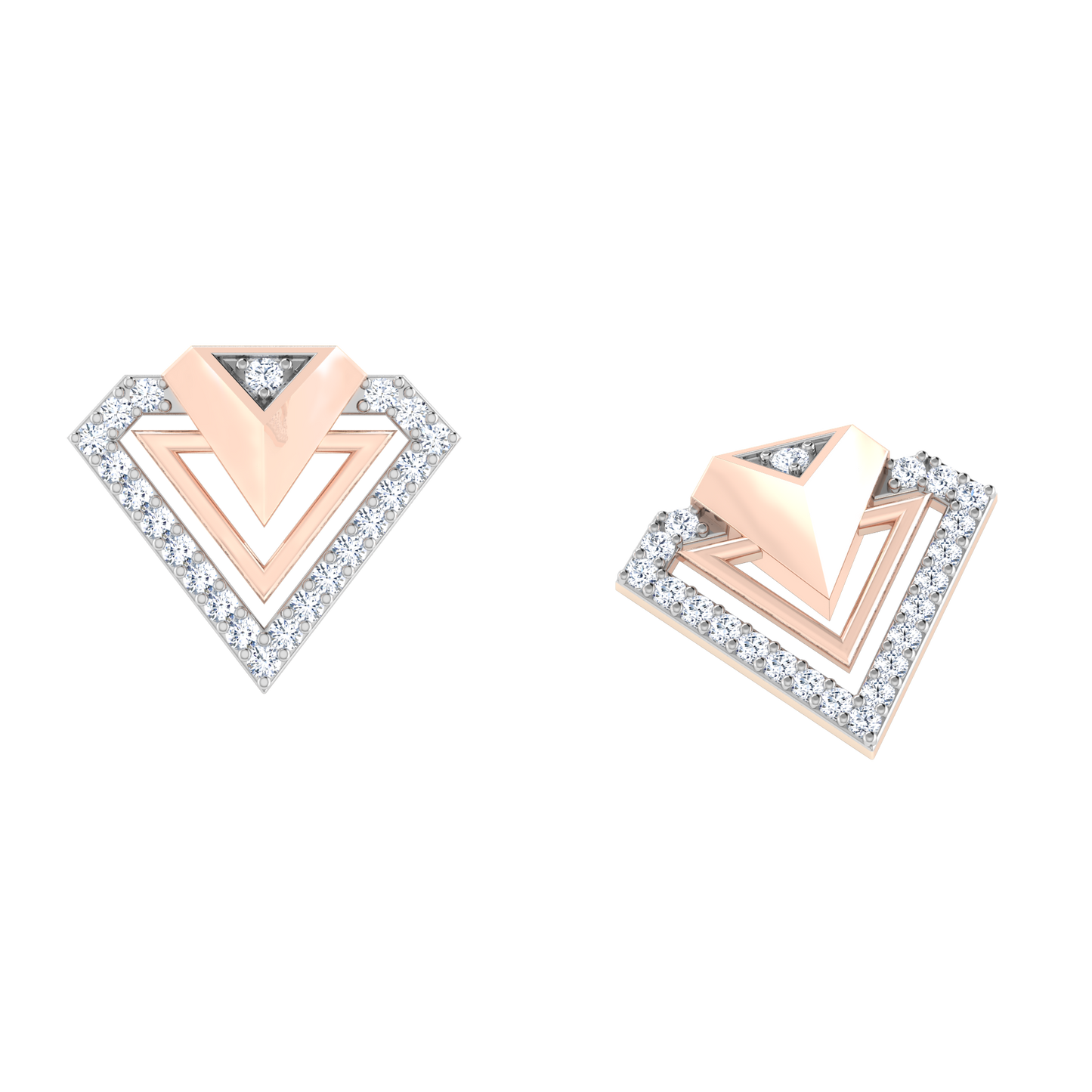 Radiant Reflection Diamond Drops 18K