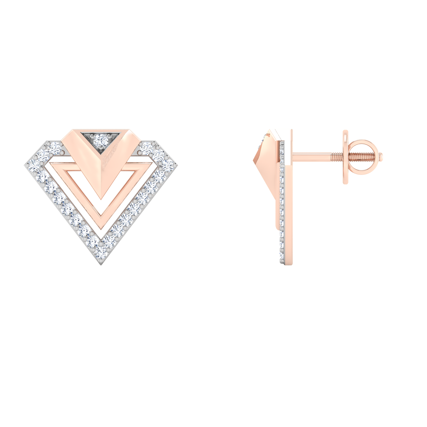 Radiant Reflection Diamond Drops 18K