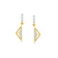 Gleaming Galaxy Diamond Huggies 18K