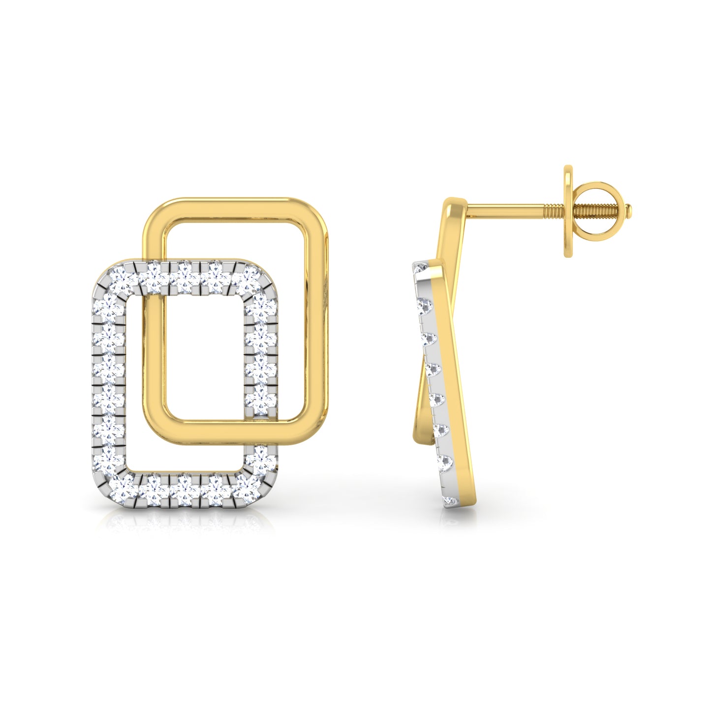 Enchanted Essence Diamond Studs 18K