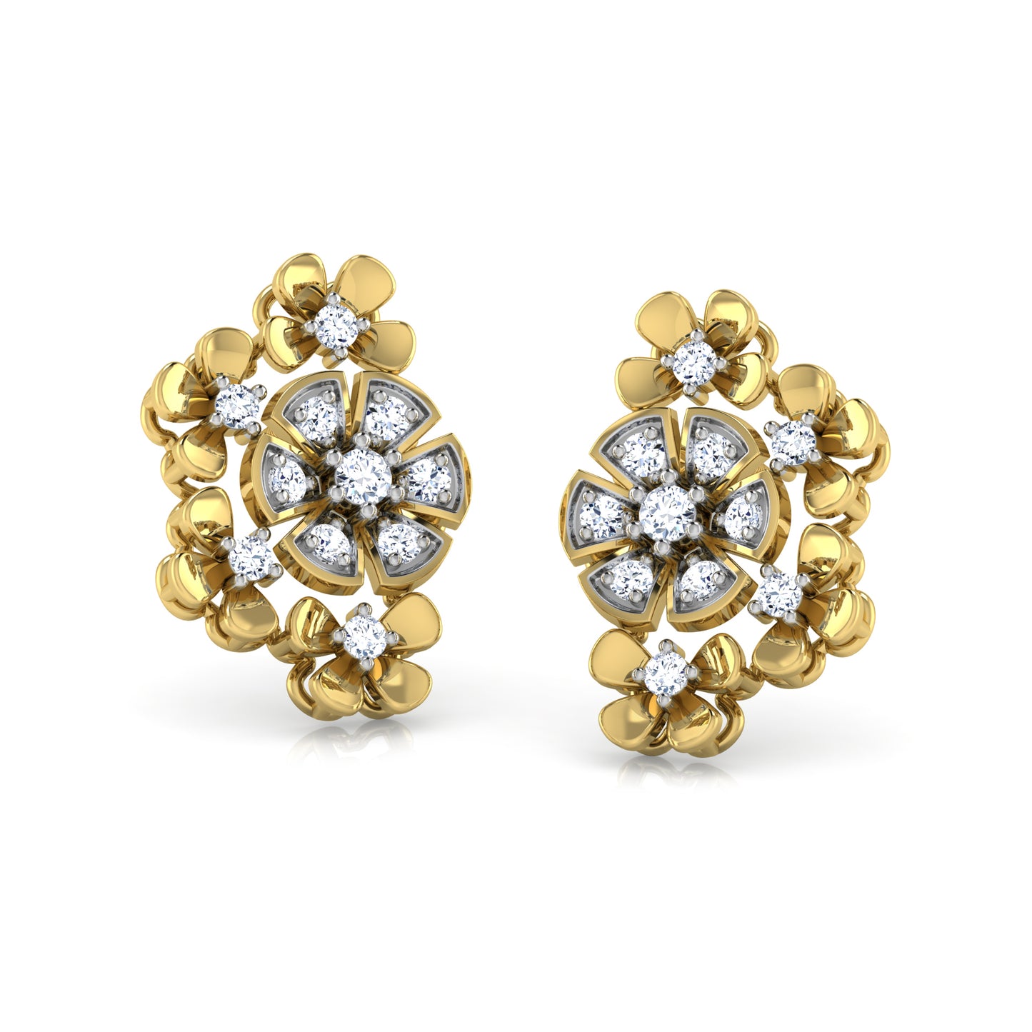 Golden Glamour Earrings 18K