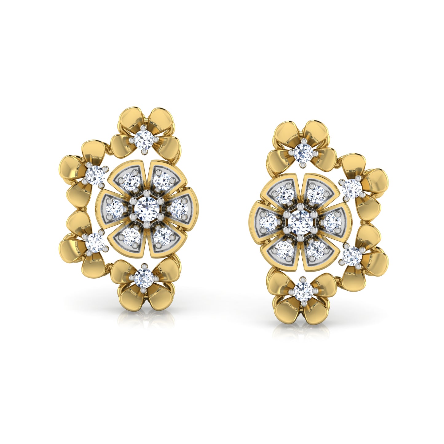 Golden Glamour Earrings 18K