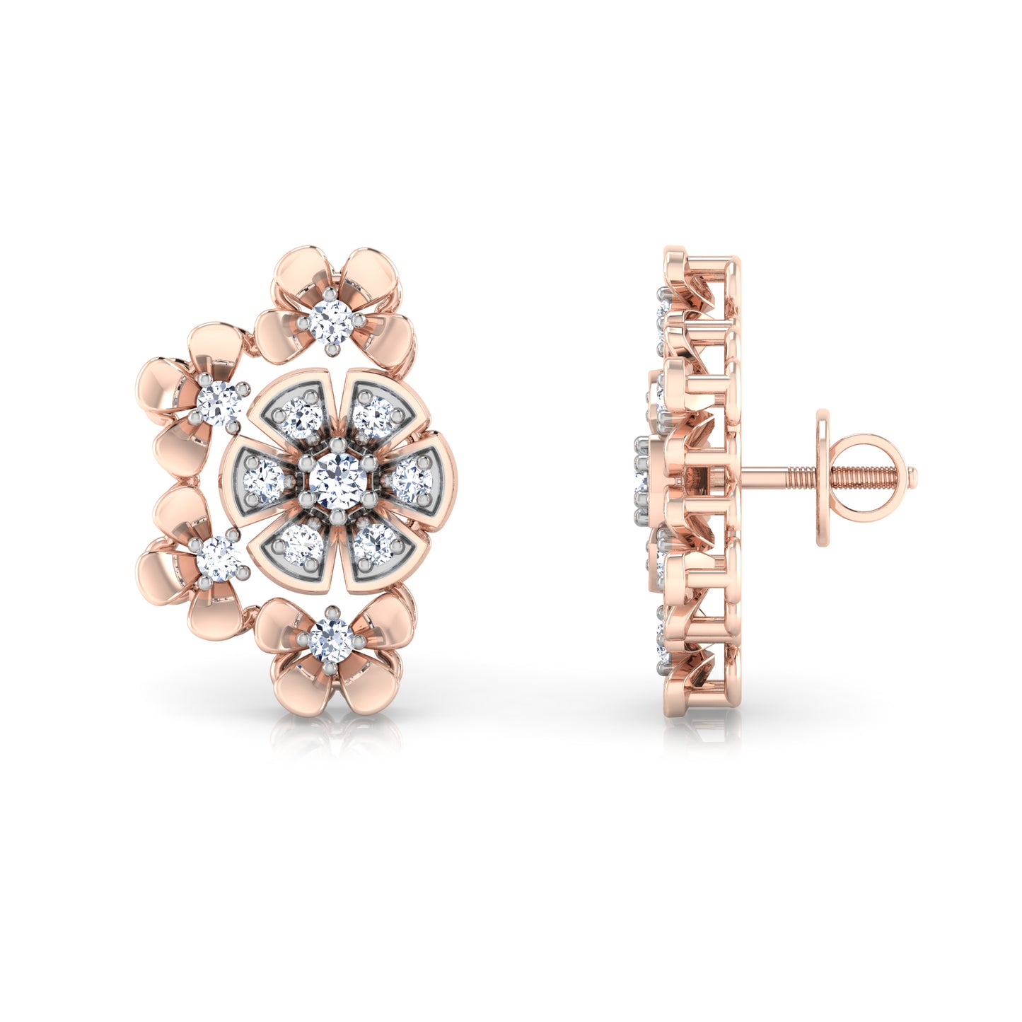 Golden Glamour Earrings 18K
