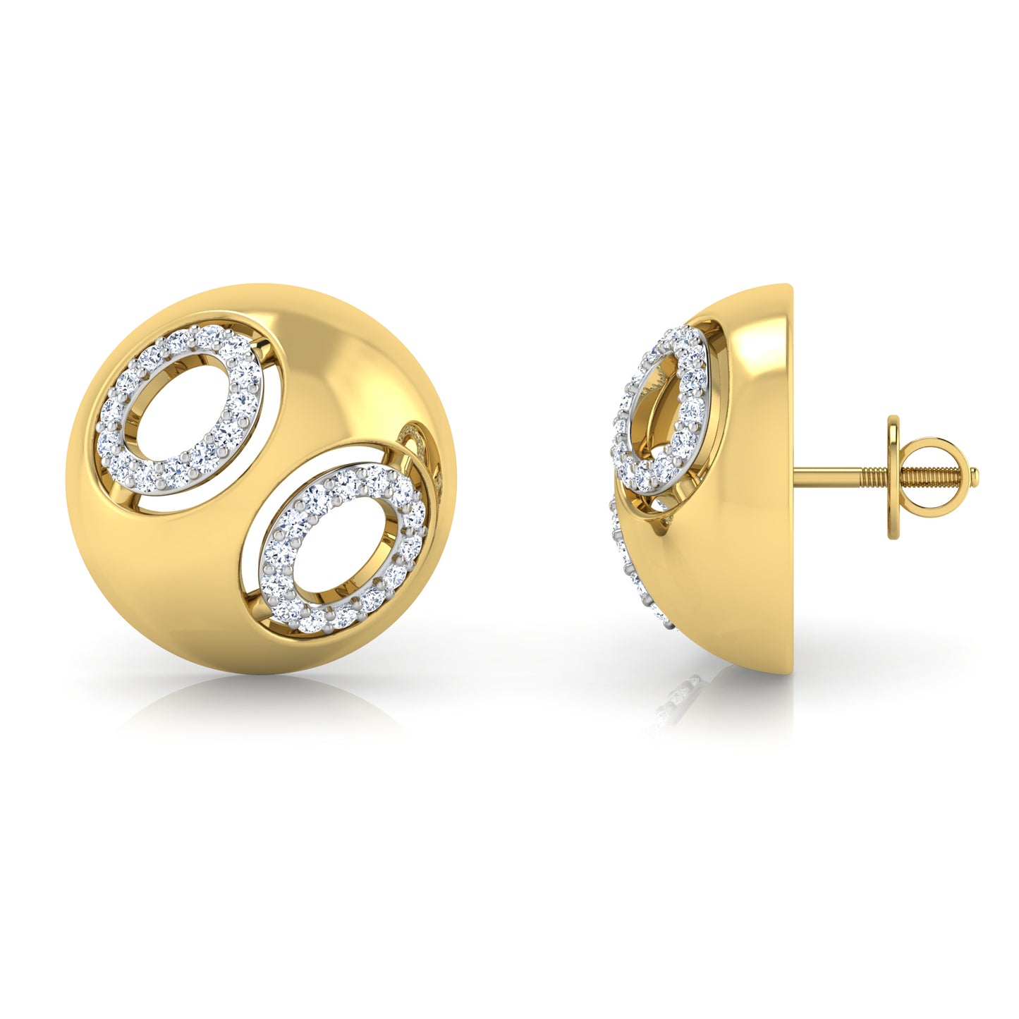 Luminescent Lavender Earrings 18K