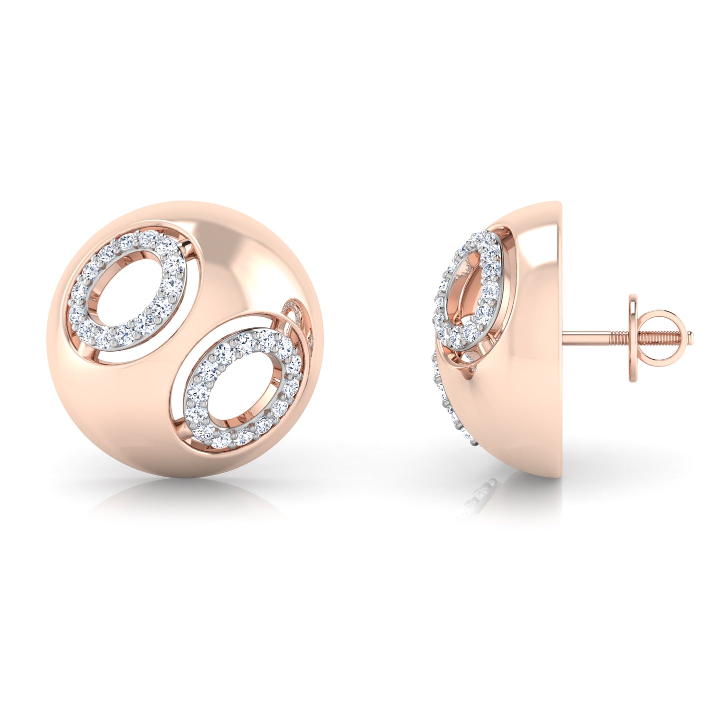 Luminescent Lavender Earrings 18K