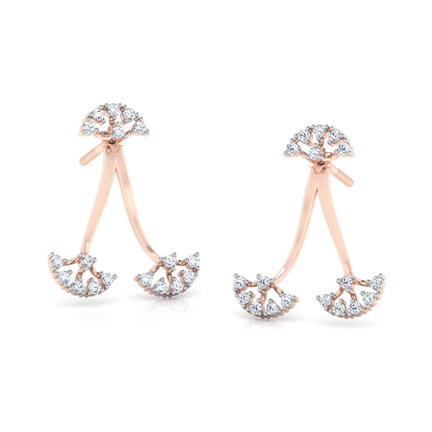 Whispering Waters Earrings 18K