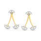 Whispering Waters Earrings 18K