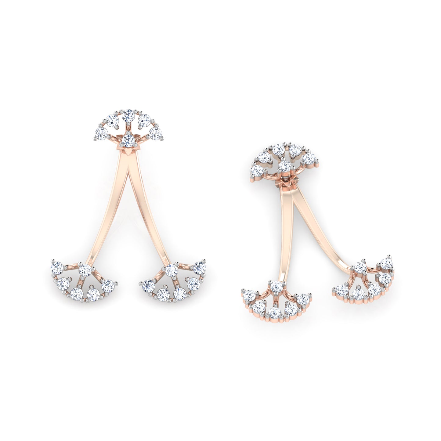 Whispering Waters Earrings 18K