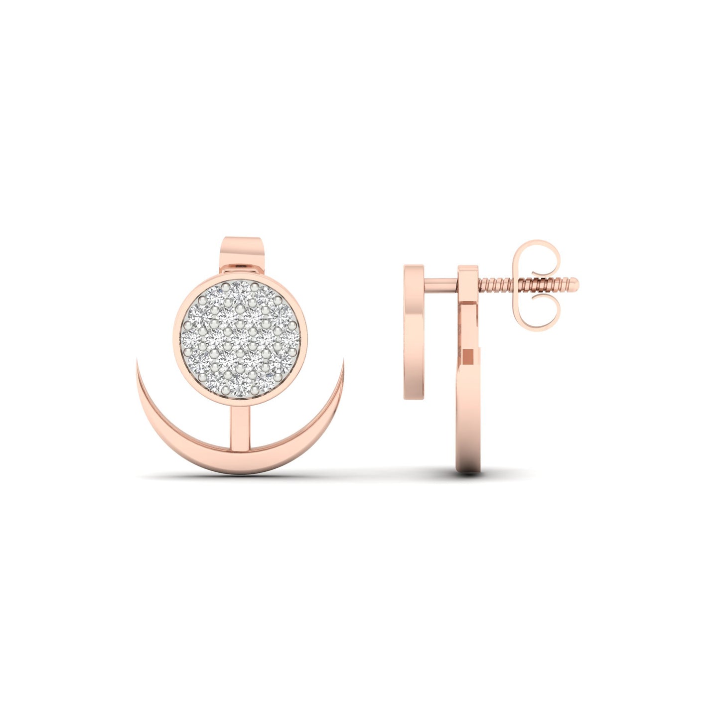 Moonlit Meadow Earrings 18K