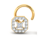 Glistening Harmony Diamond Pin 18K