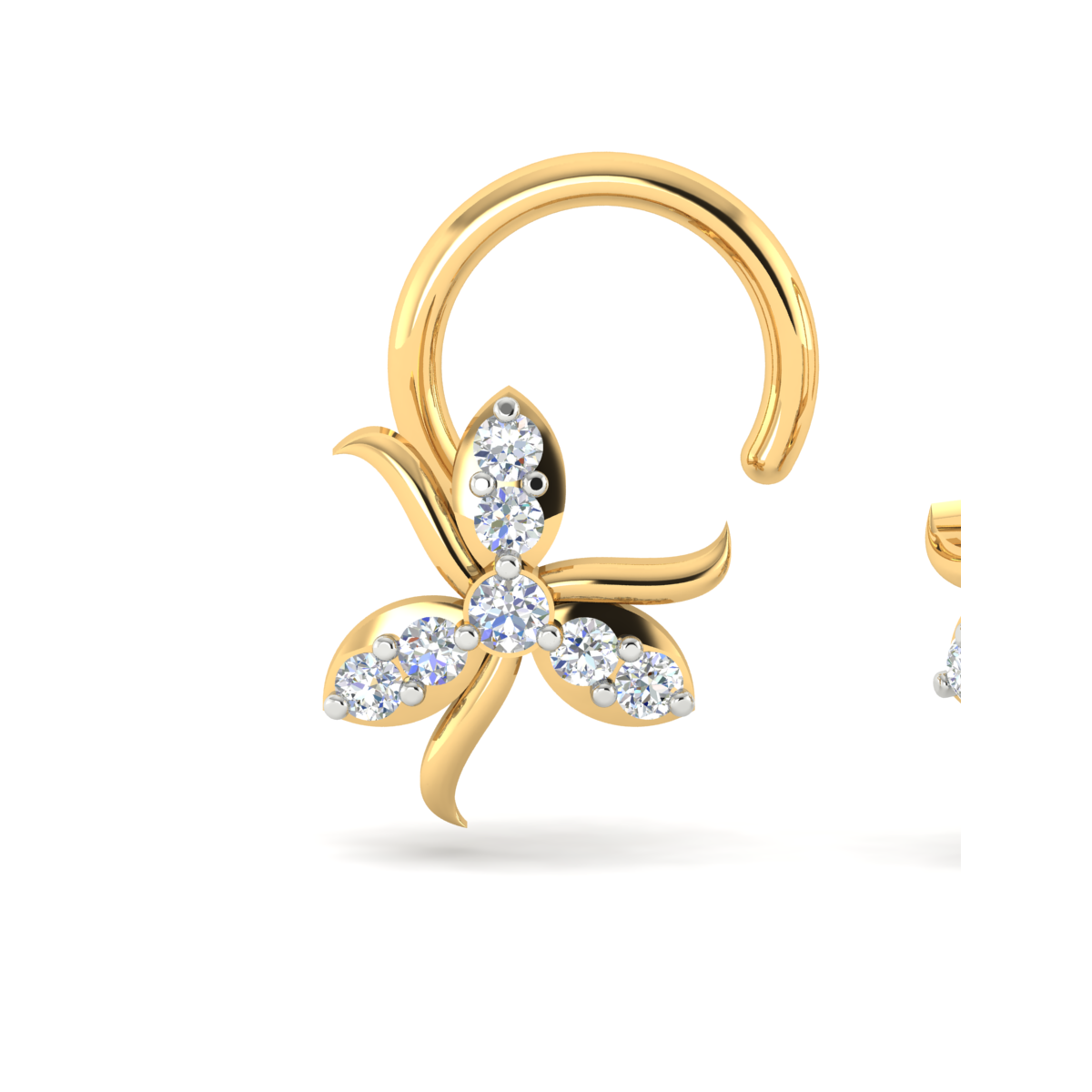 Aurora Serenity Nose Pin 18K