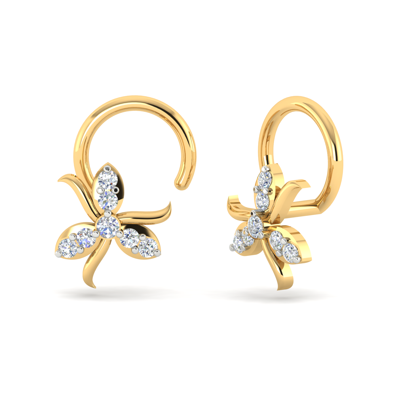 Aurora Serenity Nose Pin 18K