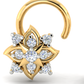 Opulent Petal Nose Pin 18K