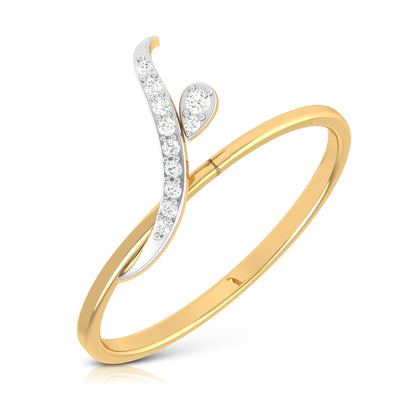 Whispering Willow 14Kt Diamond Ring