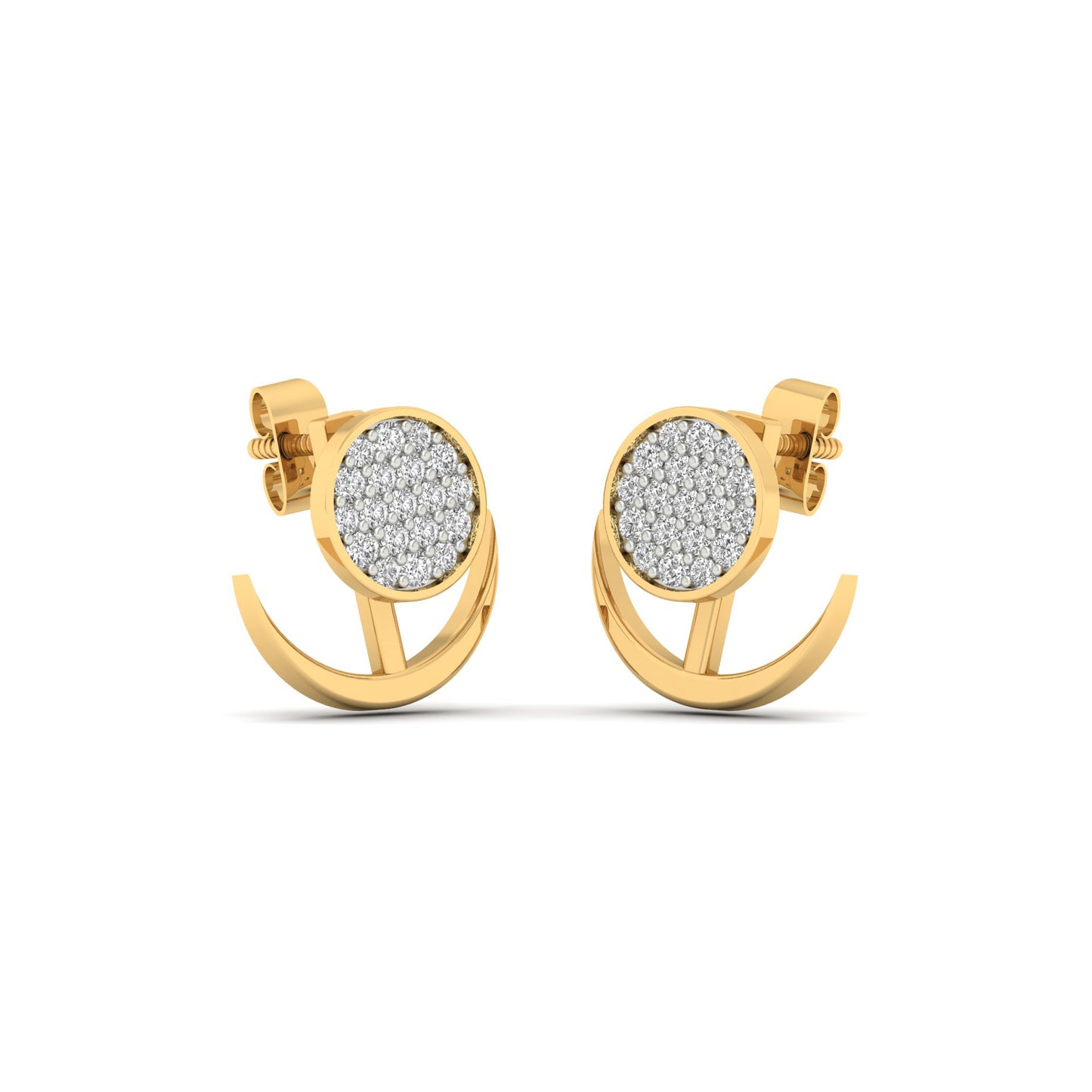 Moonlit Meadow Earrings 18K