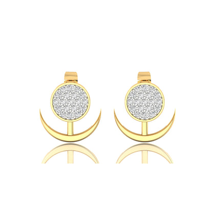 Moonlit Meadow Earrings 18K