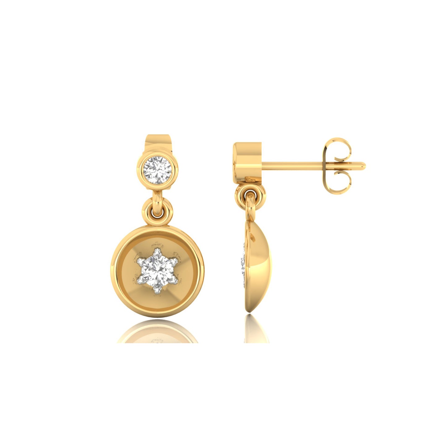 Celestial Cascade Earrings 18K