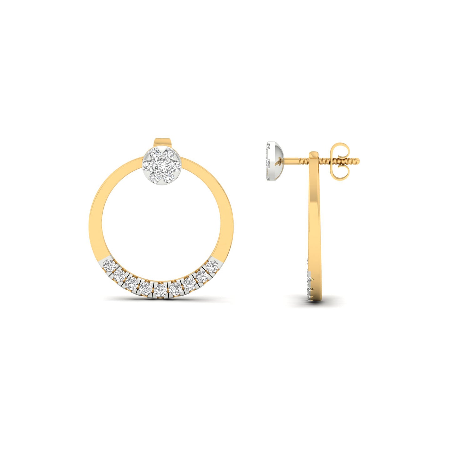 Prism Prismatica Earrings 18K