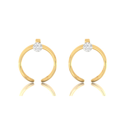 Blushing Blossom Earrings 18K