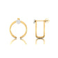 Blushing Blossom Earrings 18K