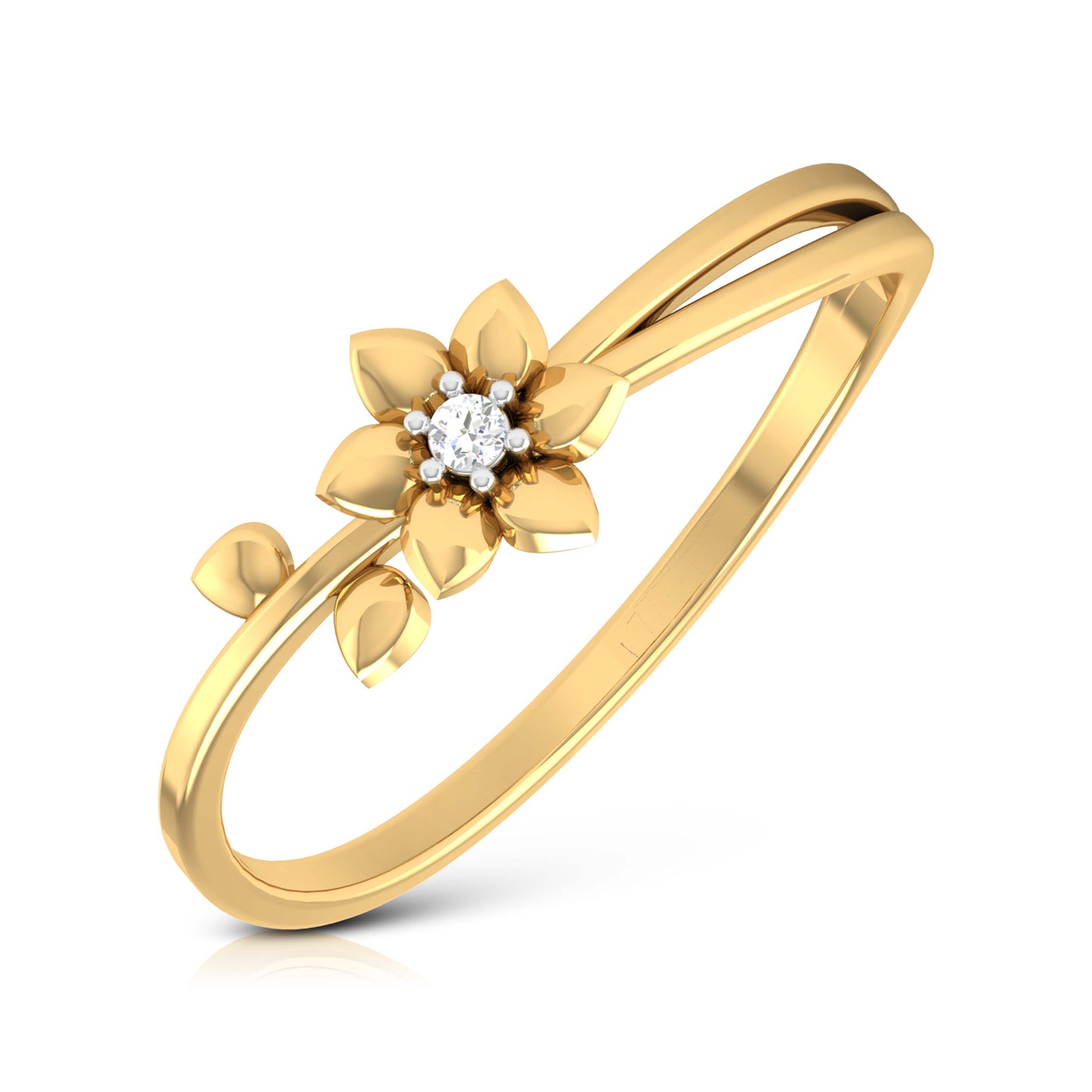 Orchid Odyssey 14Kt Diamond Ring