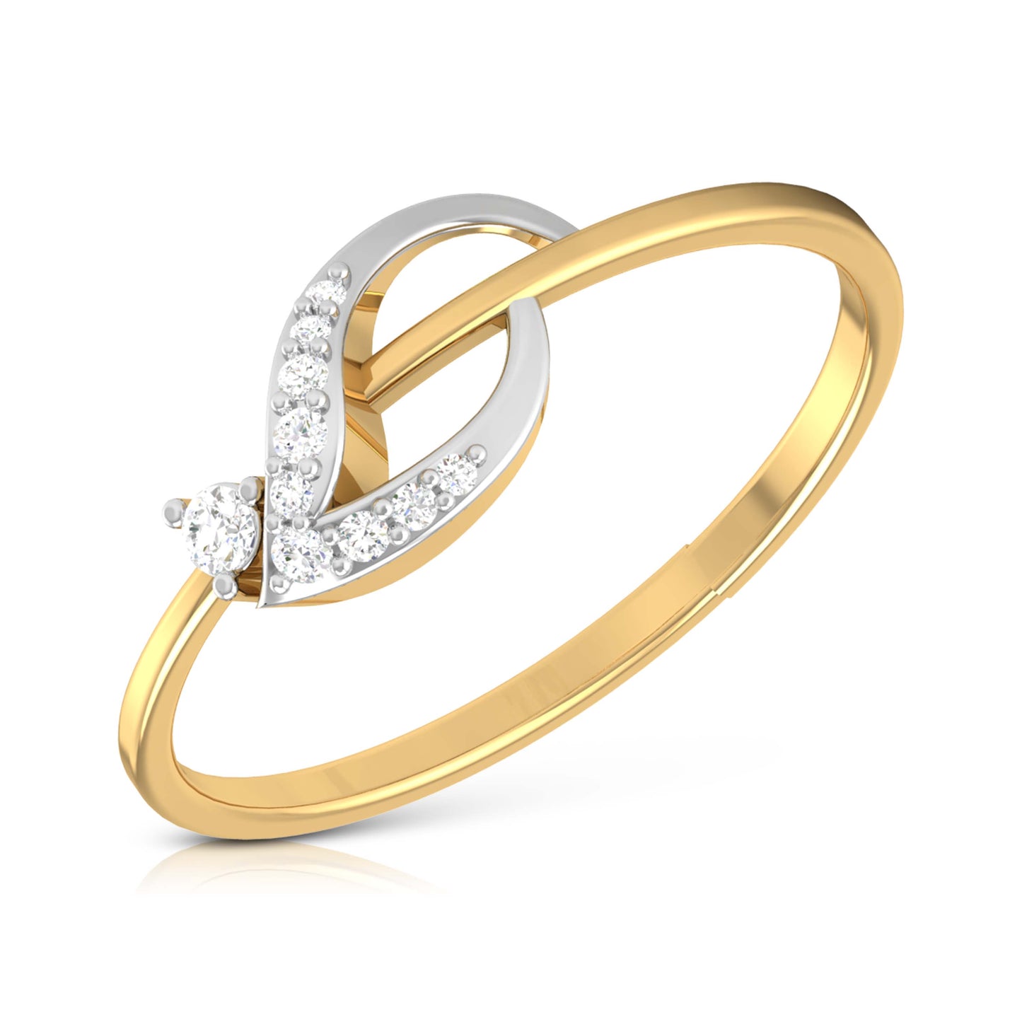 Enigmatic Eclipse 18Kt Diamond Ring