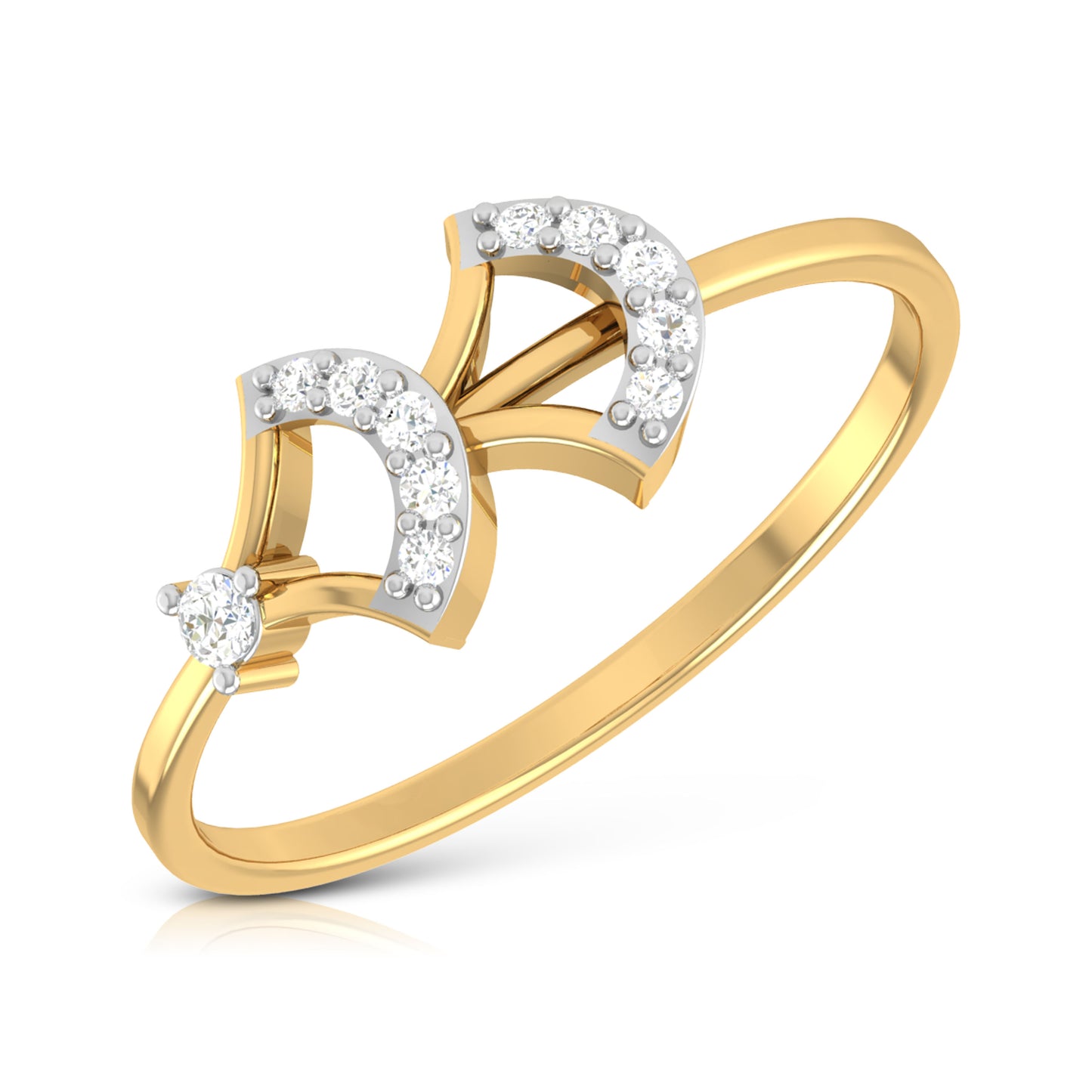 Prism Prismatica 14Kt Diamond Ring