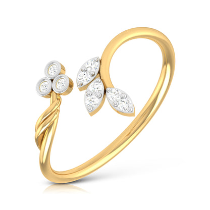 Opulent Oasis 14Kt Diamond Ring