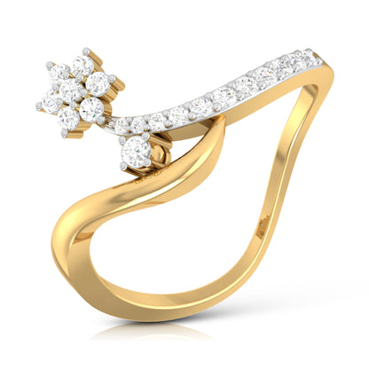 Whispering Waters 14Kt Diamond Ring