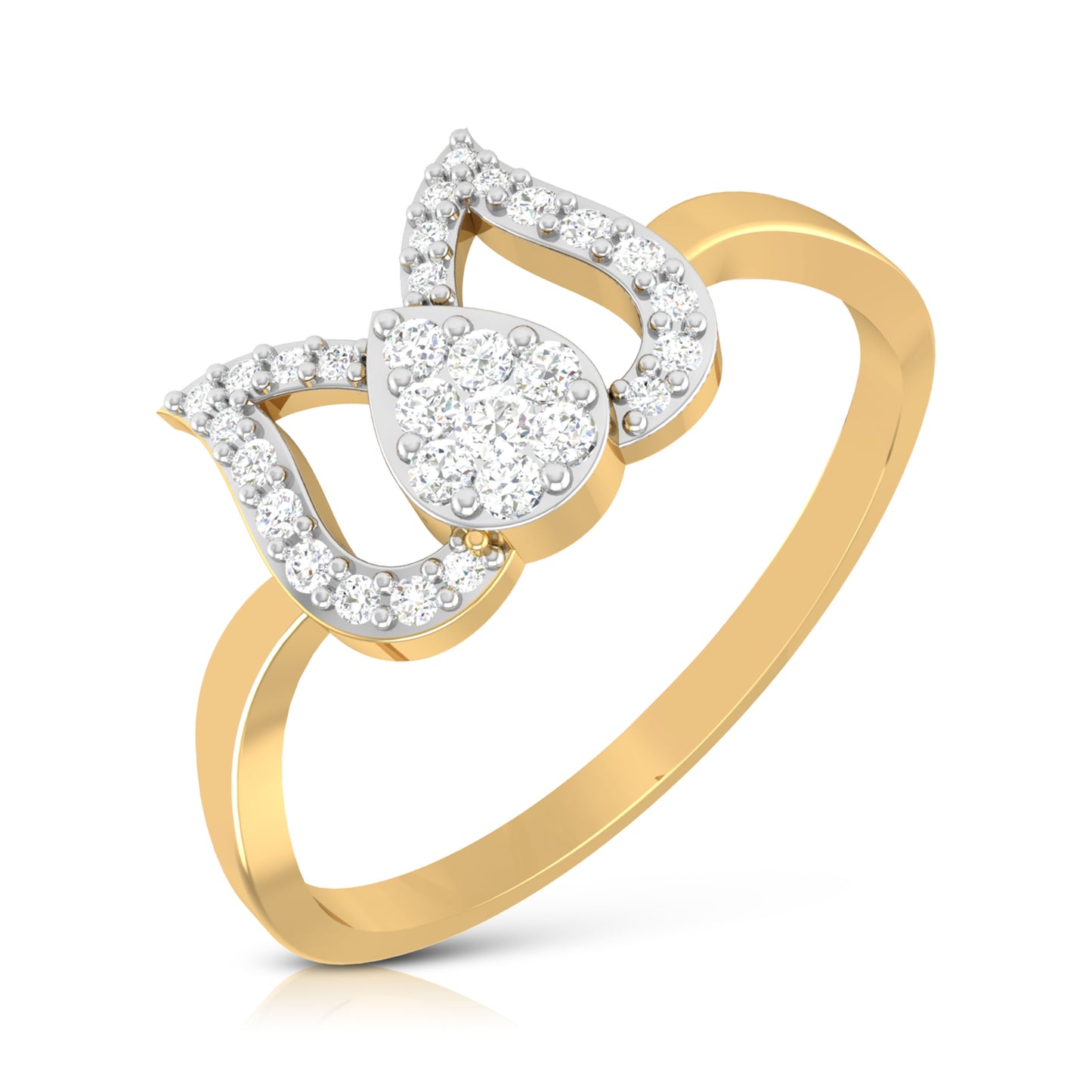 Heavenly Haze 14Kt Diamond Ring