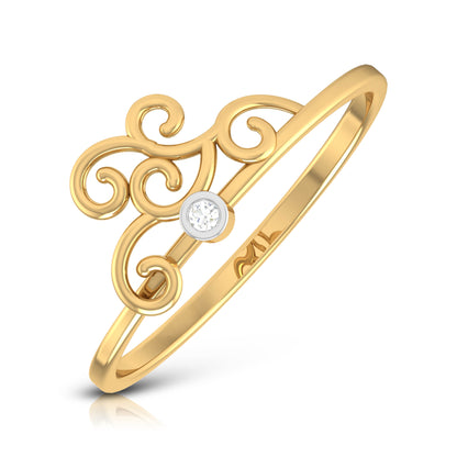 Whispering  14Kt Diamond Ring