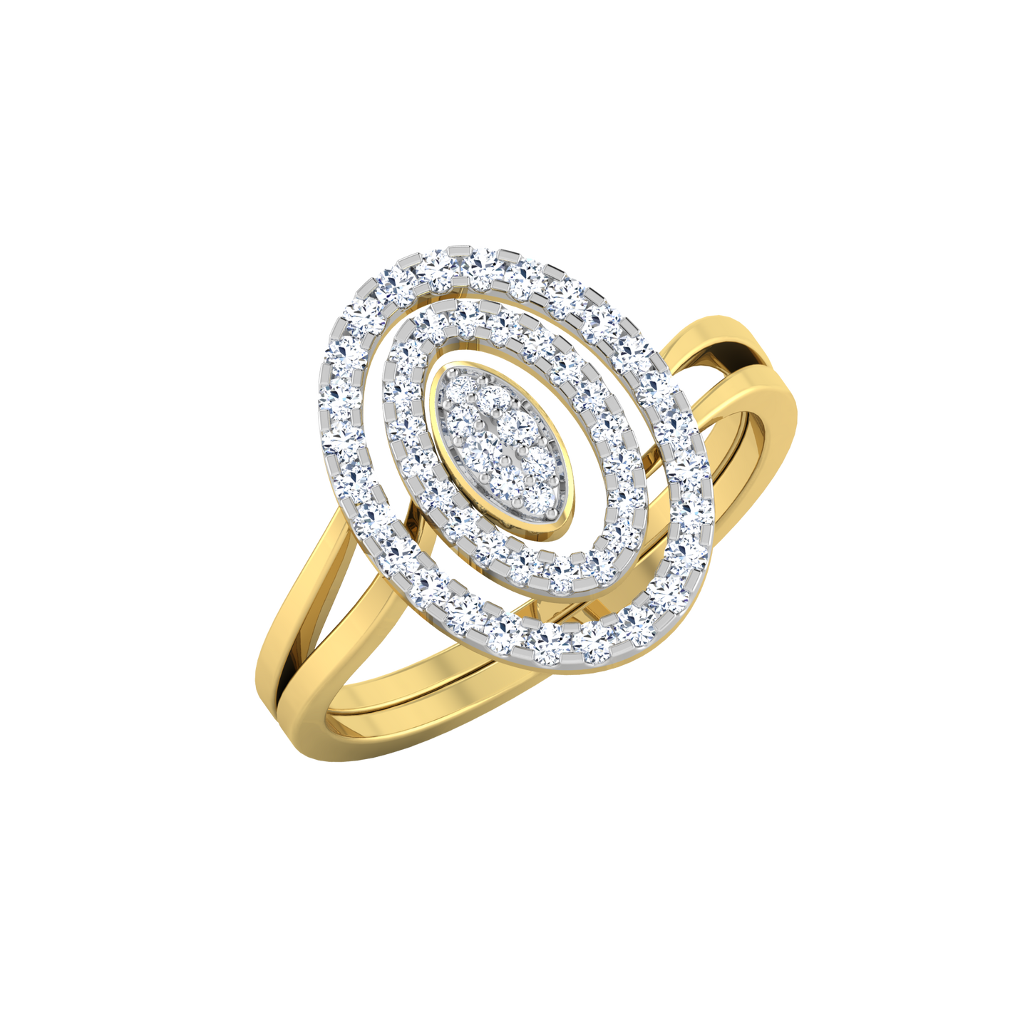 Lagoon 18Kt Diamond Ring For Women