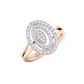 Lagoon 18Kt Diamond Ring For Women