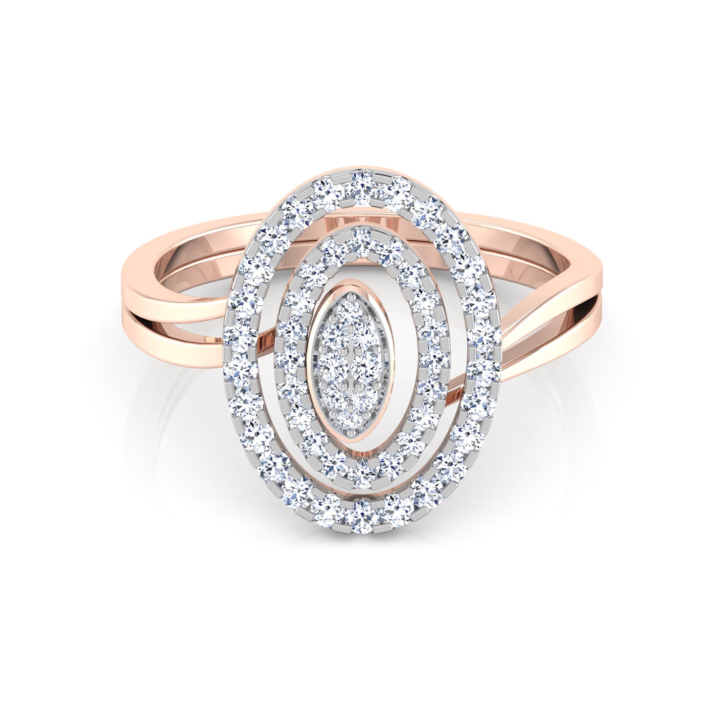 Lagoon 18Kt Diamond Ring For Women