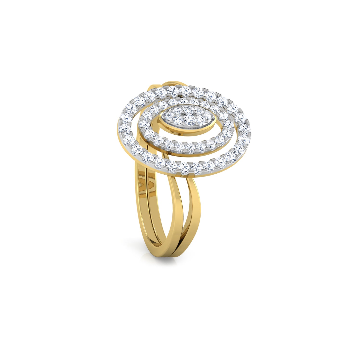 Lagoon 18Kt Diamond Ring For Women