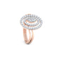 Lagoon 18Kt Diamond Ring For Women