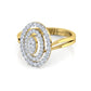 Lagoon 18Kt Diamond Ring For Women
