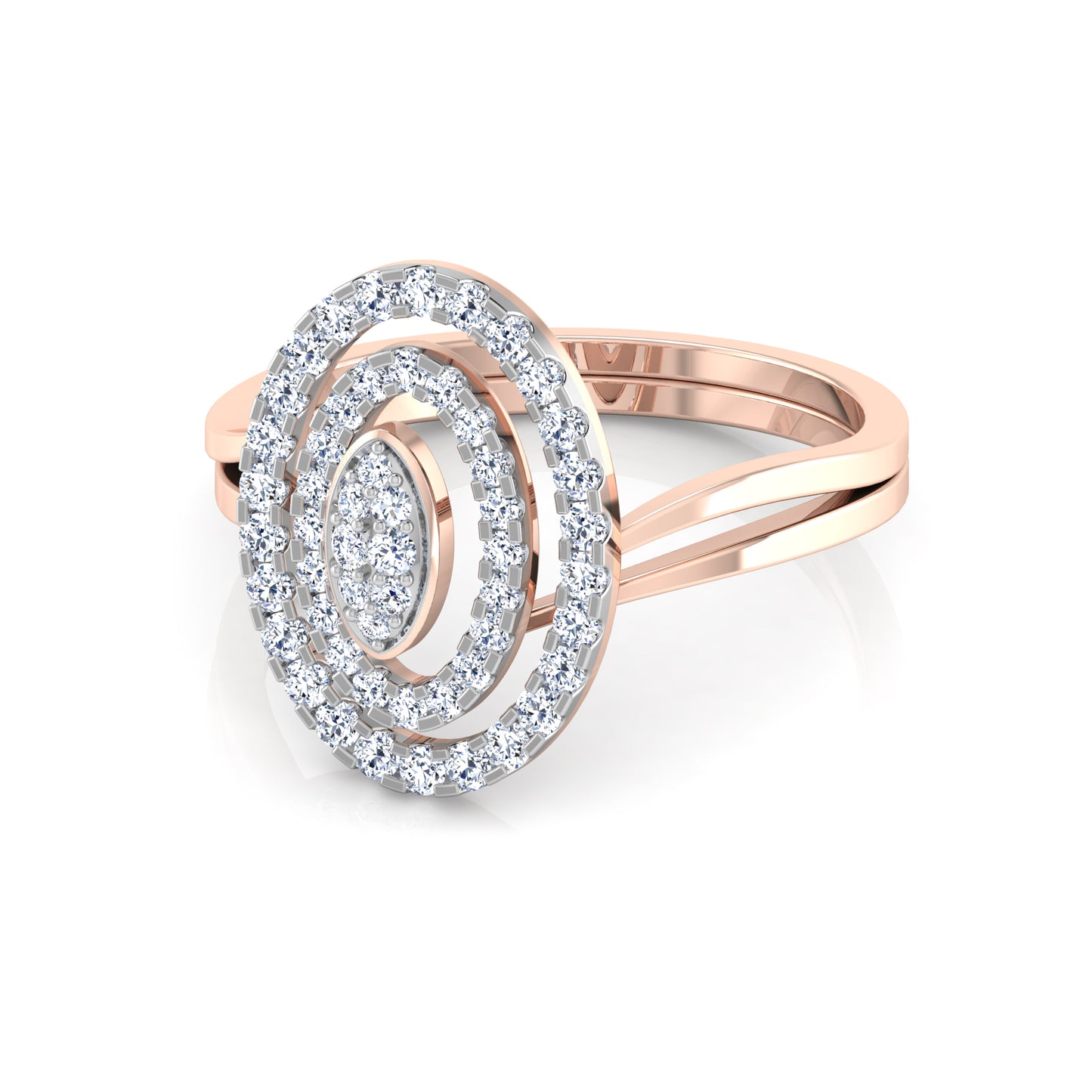 Lagoon 18Kt Diamond Ring For Women