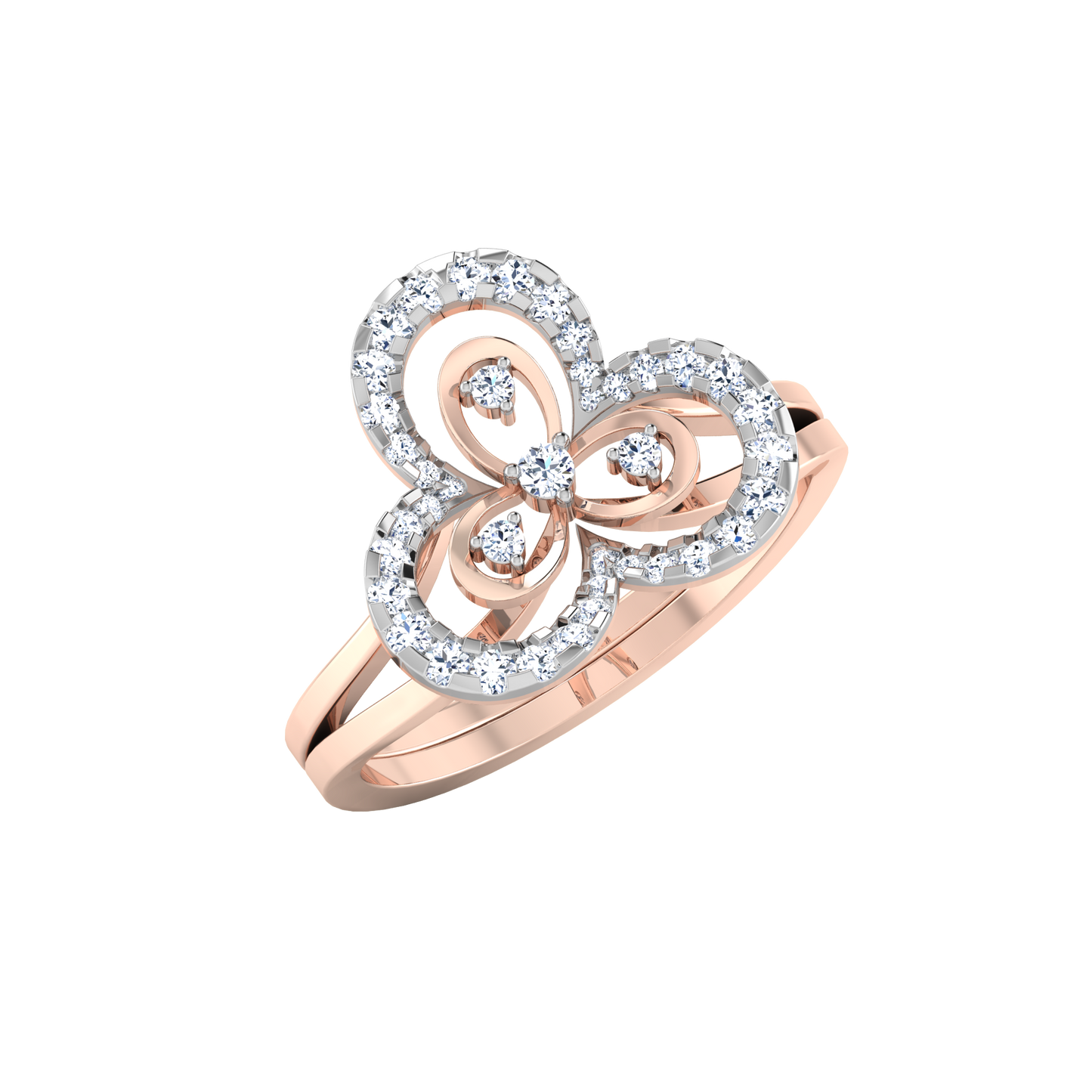 Elegance 14Kt Diamond Ring