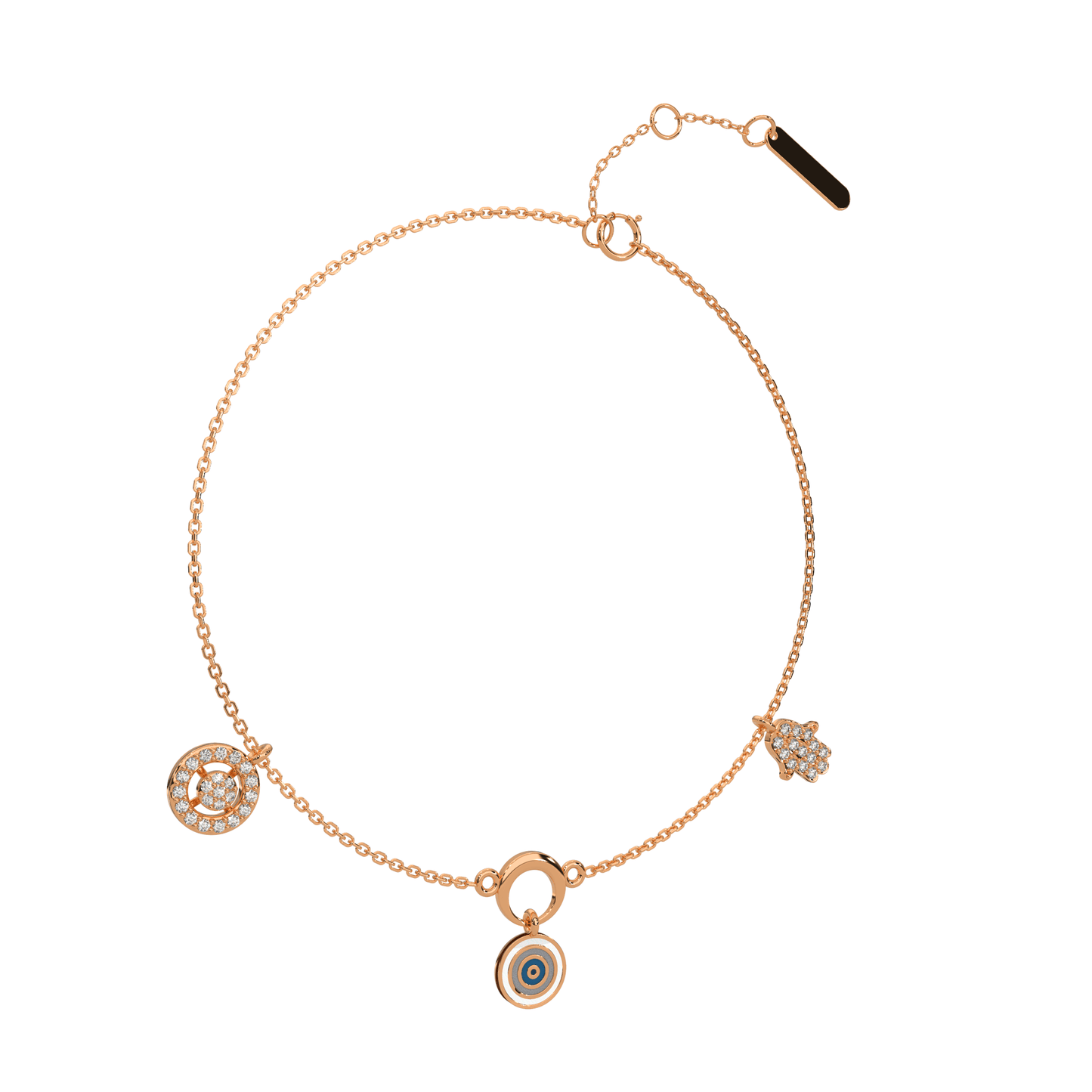 Sparkling Serenity Chain Bracelet 18K