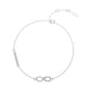 Bedazzling Brilliance Chain Bracelet 18K