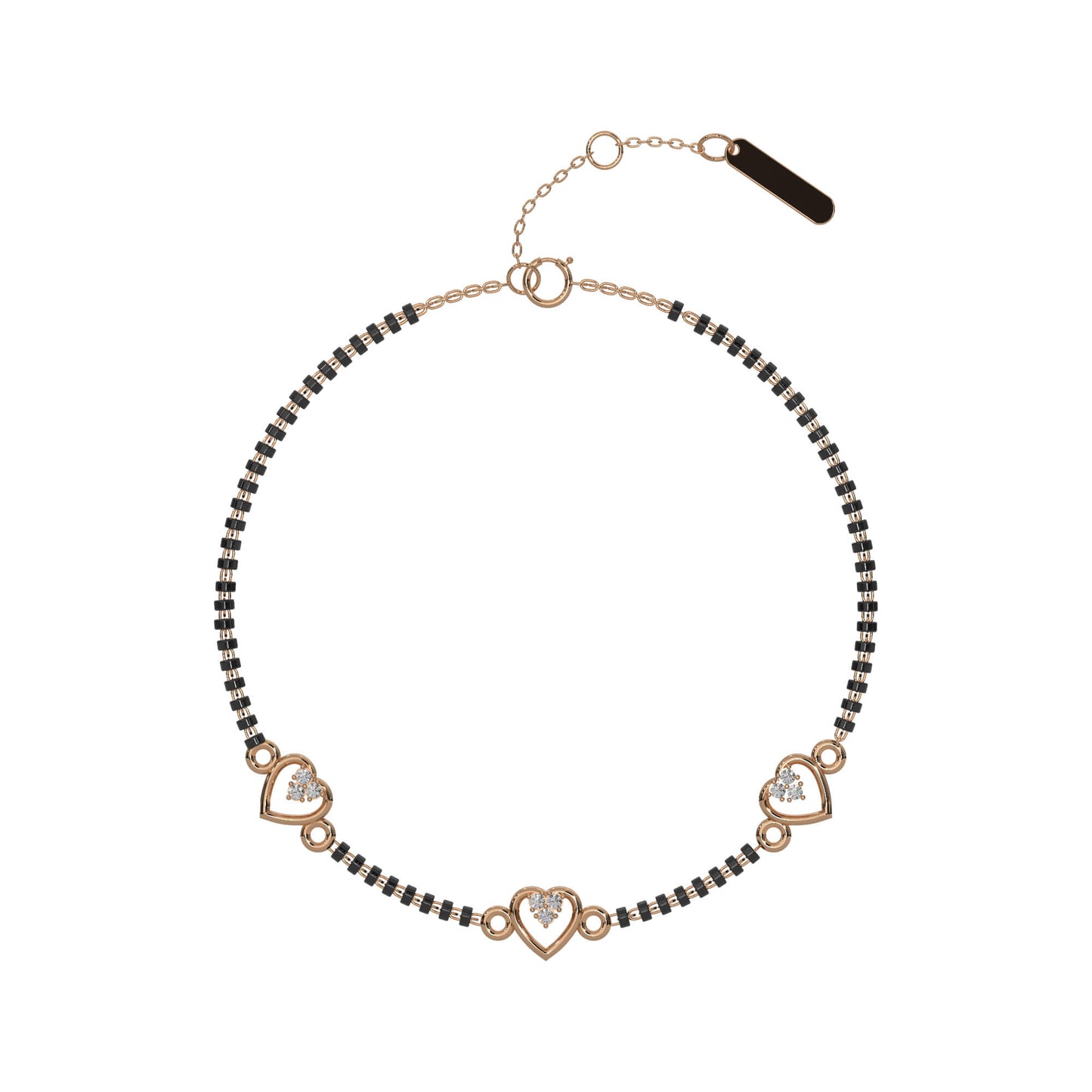 Dazzling Dusk Diamond Chain Bracelet