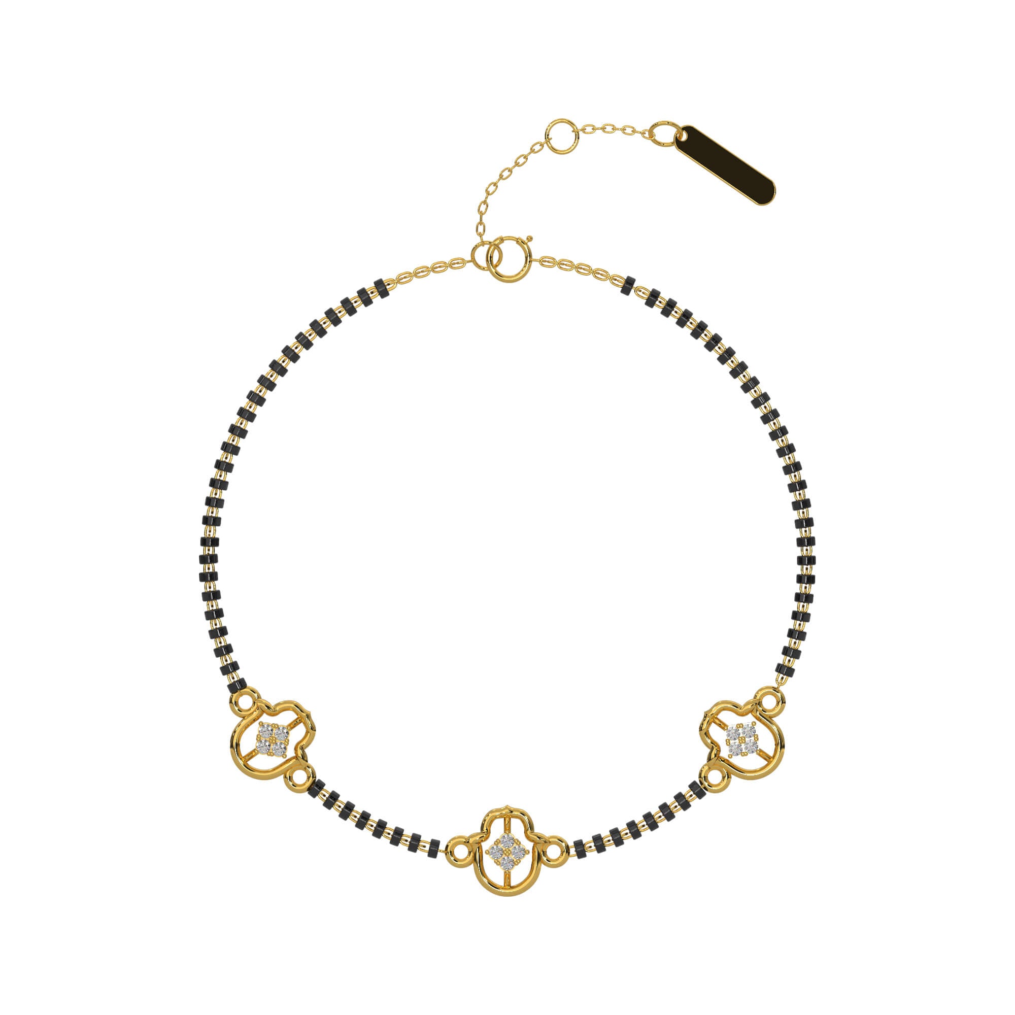 Glowing Gardenia Chain Bracelet