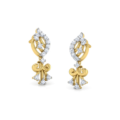Twilight Trellis Earrings 18K