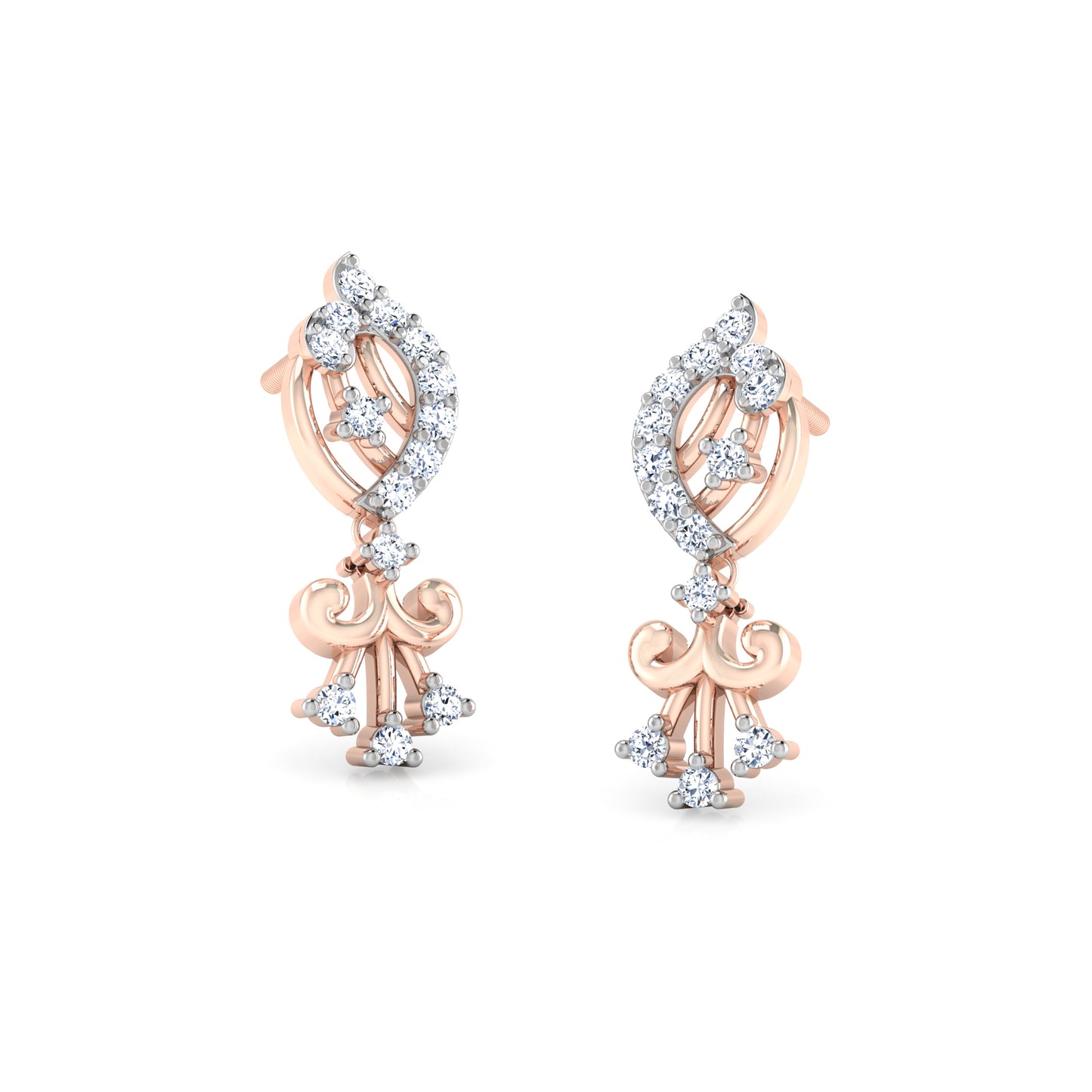 Twilight Trellis Earrings 18K