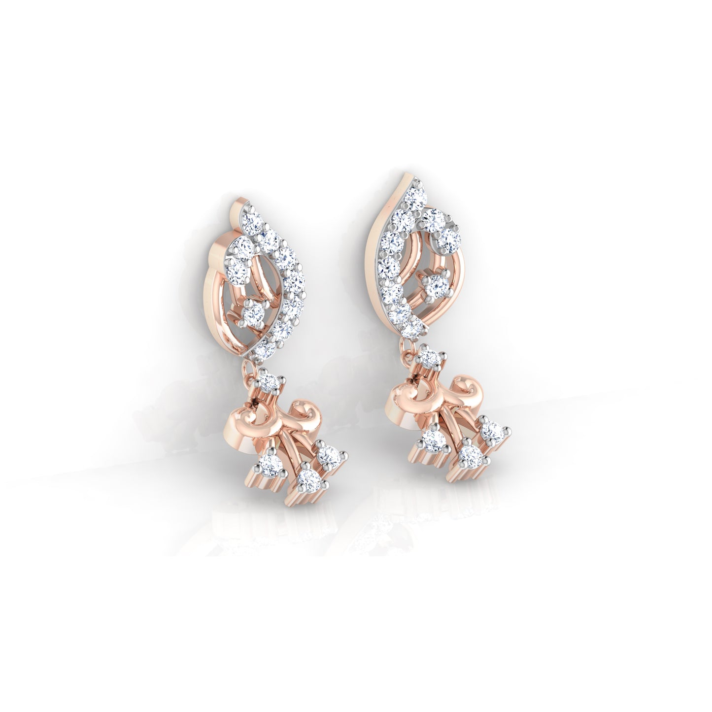 Twilight Trellis Earrings 18K